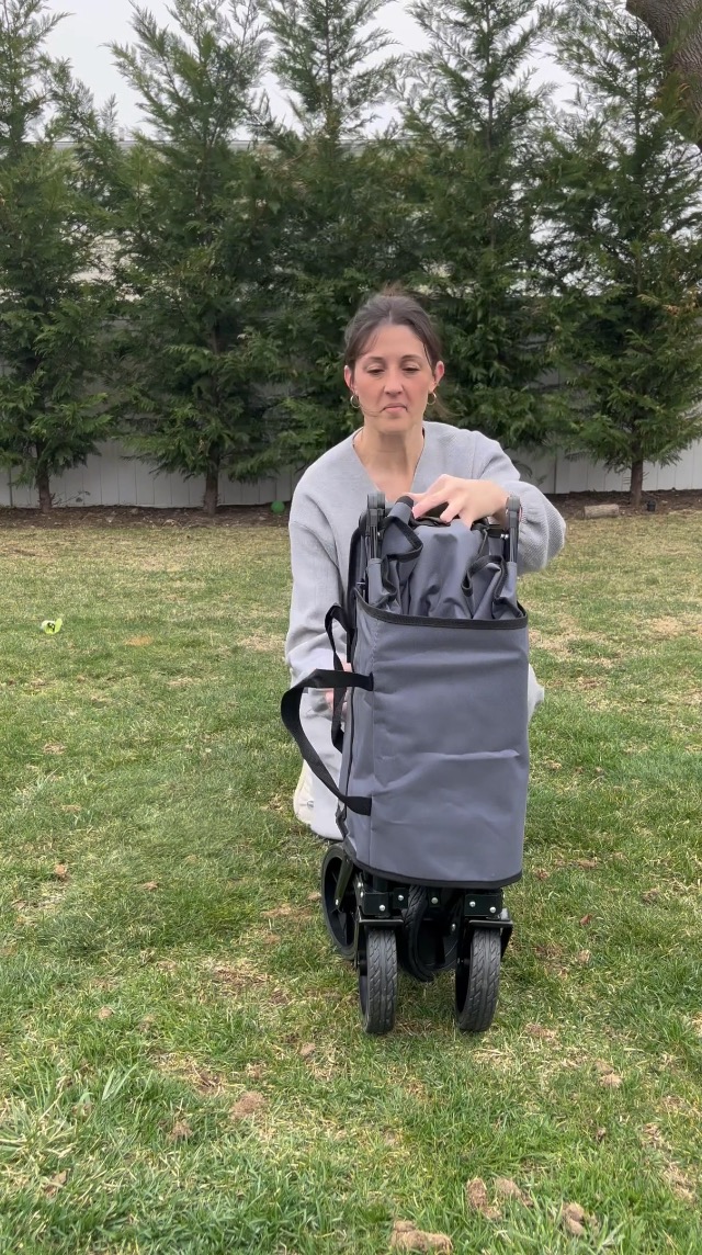 Watch My thoughts on this foldable wagon! on Amazon Live